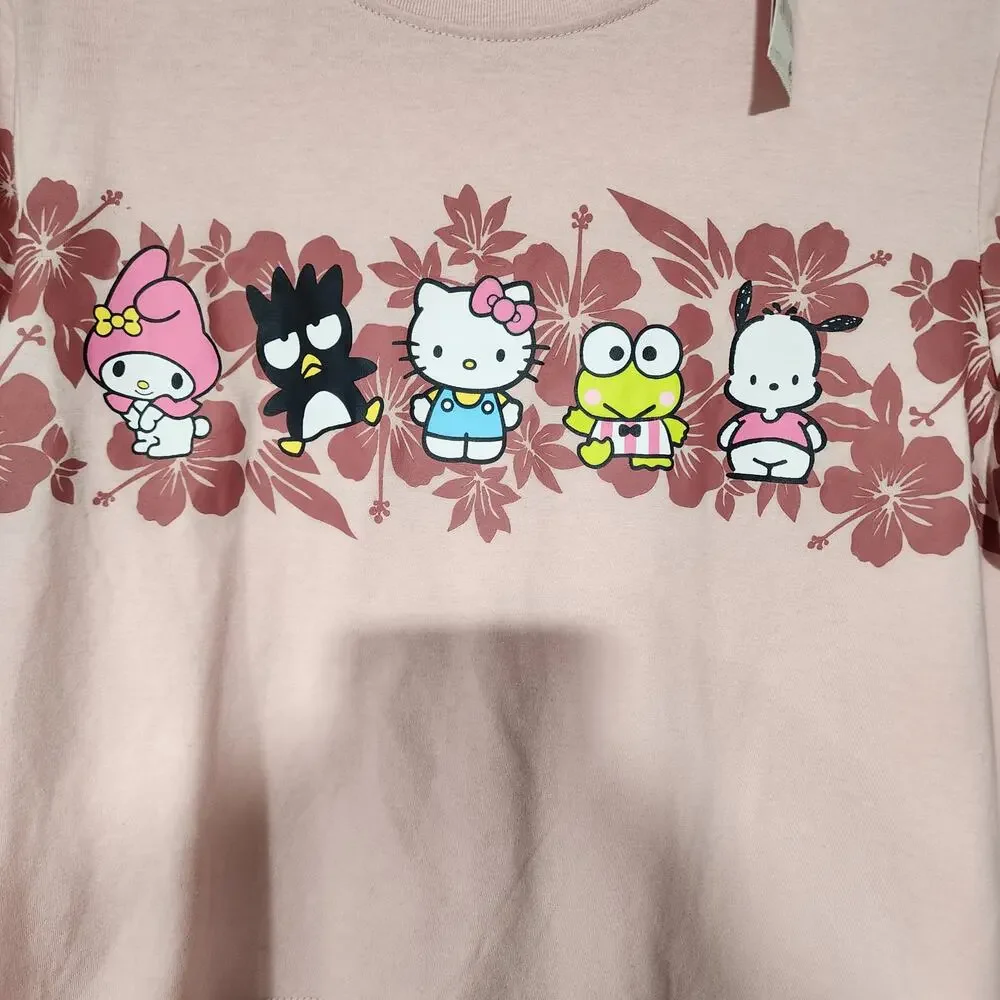 Hello kitty and friends shirt women XL crop top - Picture 2 of 6